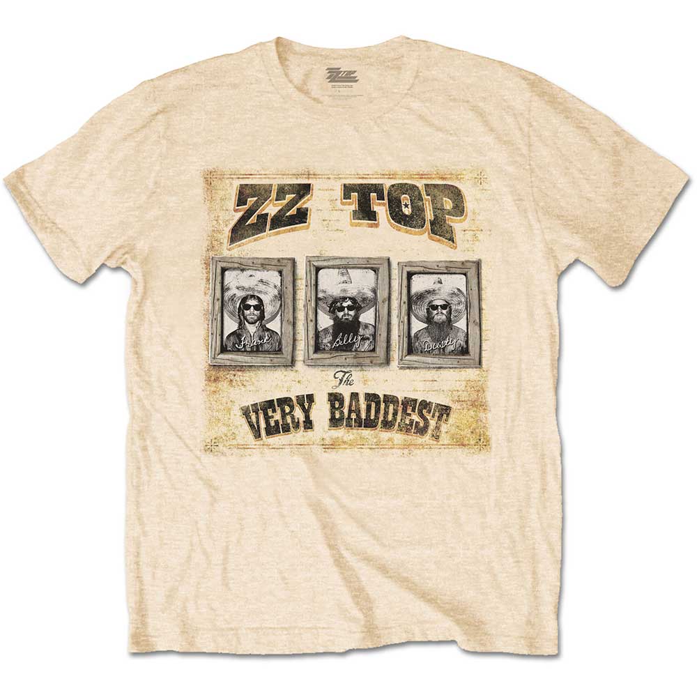 ZZ Top Unisex T-Shirt: Very Baddest (Small)