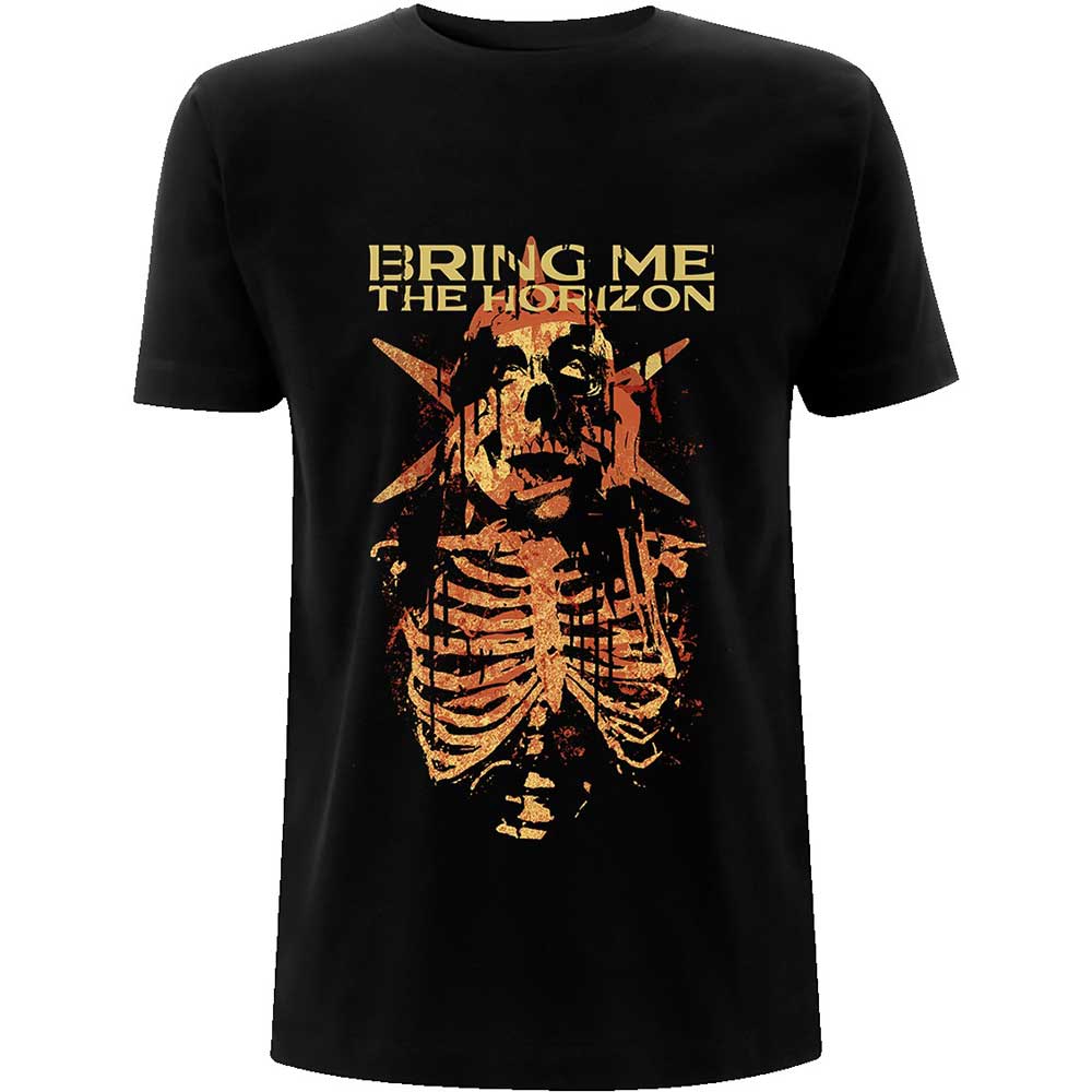 Bring Me The Horizon Unisex T-Shirt: Skull Muss (Small)