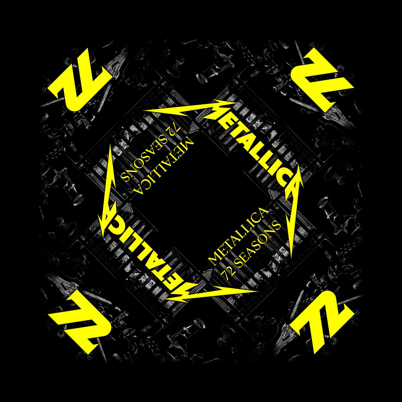 Metallica Unisex Bandana: 72 Seasons