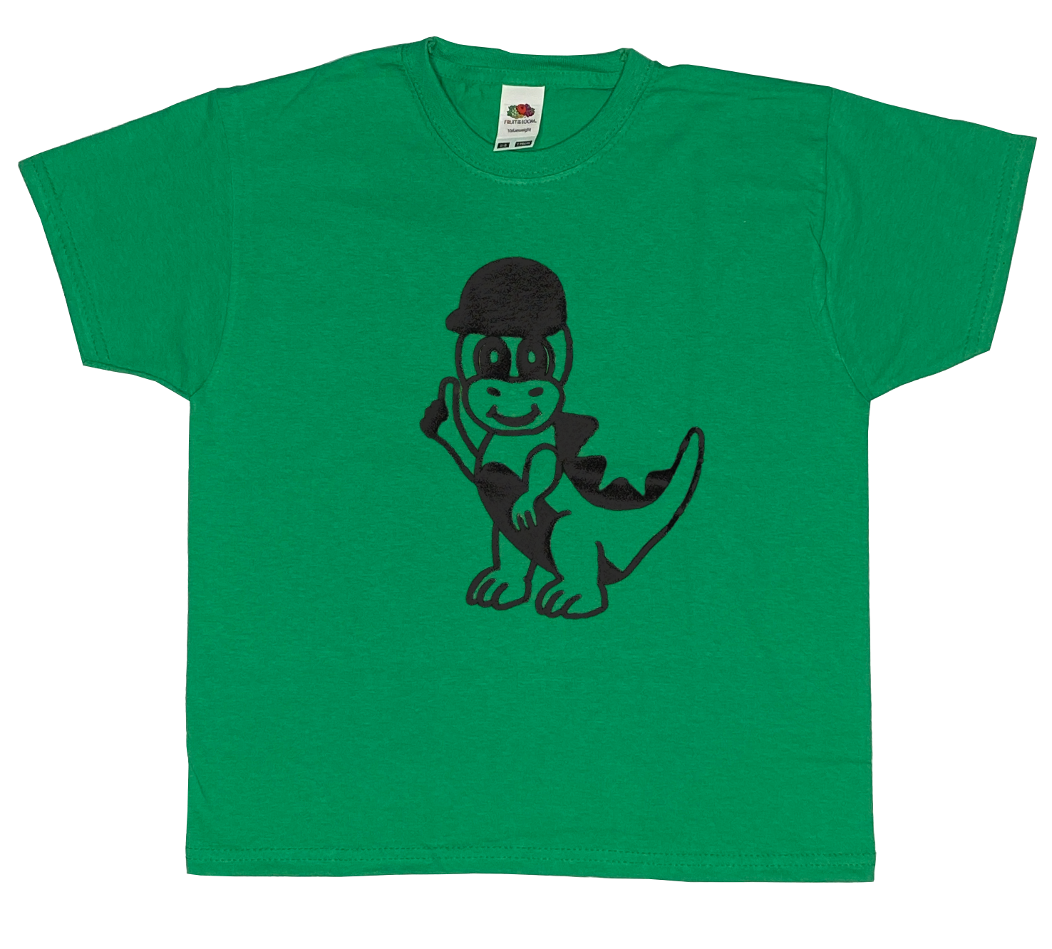 Barn t-shirt: Dino pojke grön (3-4 år)