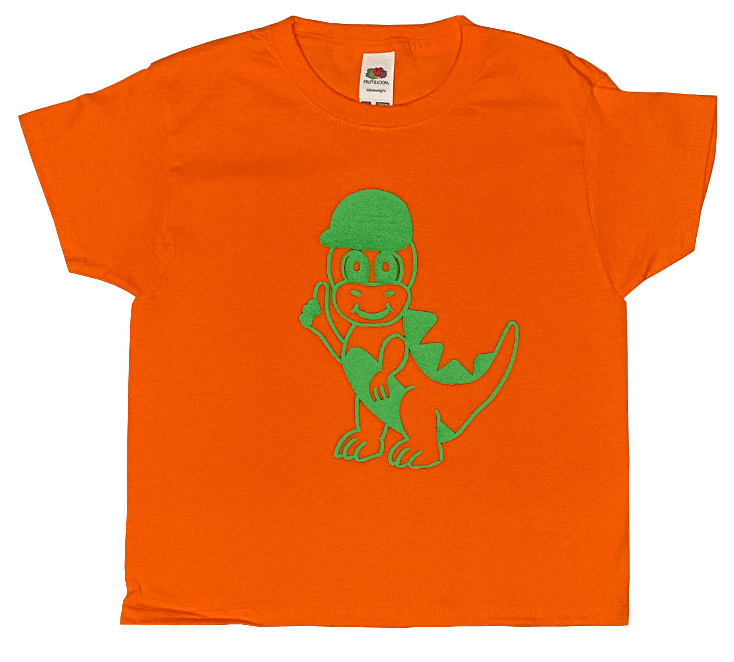 Kids t-shirt: Dino Boy Orange (3-4 years)