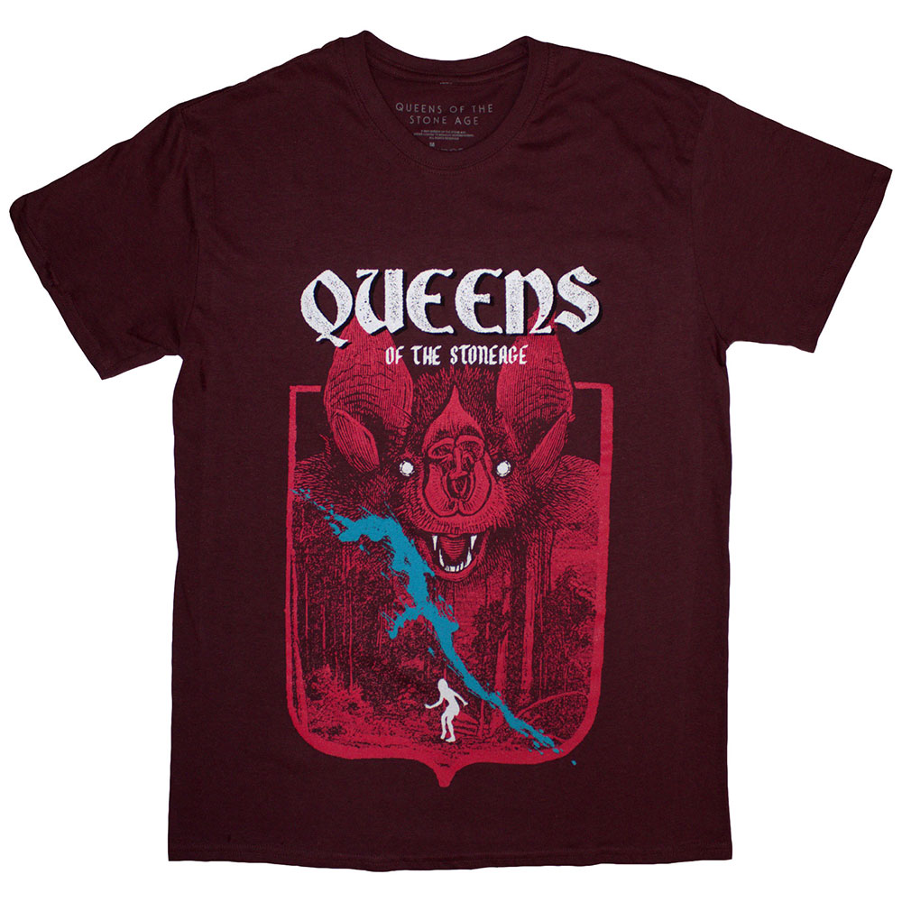 Queens Of The Stone Age Unisex T-Shirt: Bat (Medium)