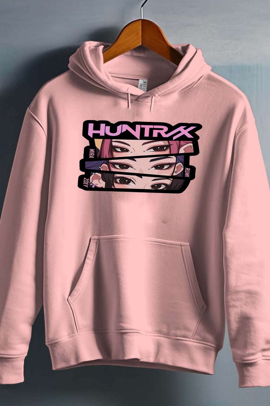 Huntrix Kpop Demon Hunters lasten huppari: "Eyes" - saatavana useissa väreissä - koko 3-14 vuotta - 4