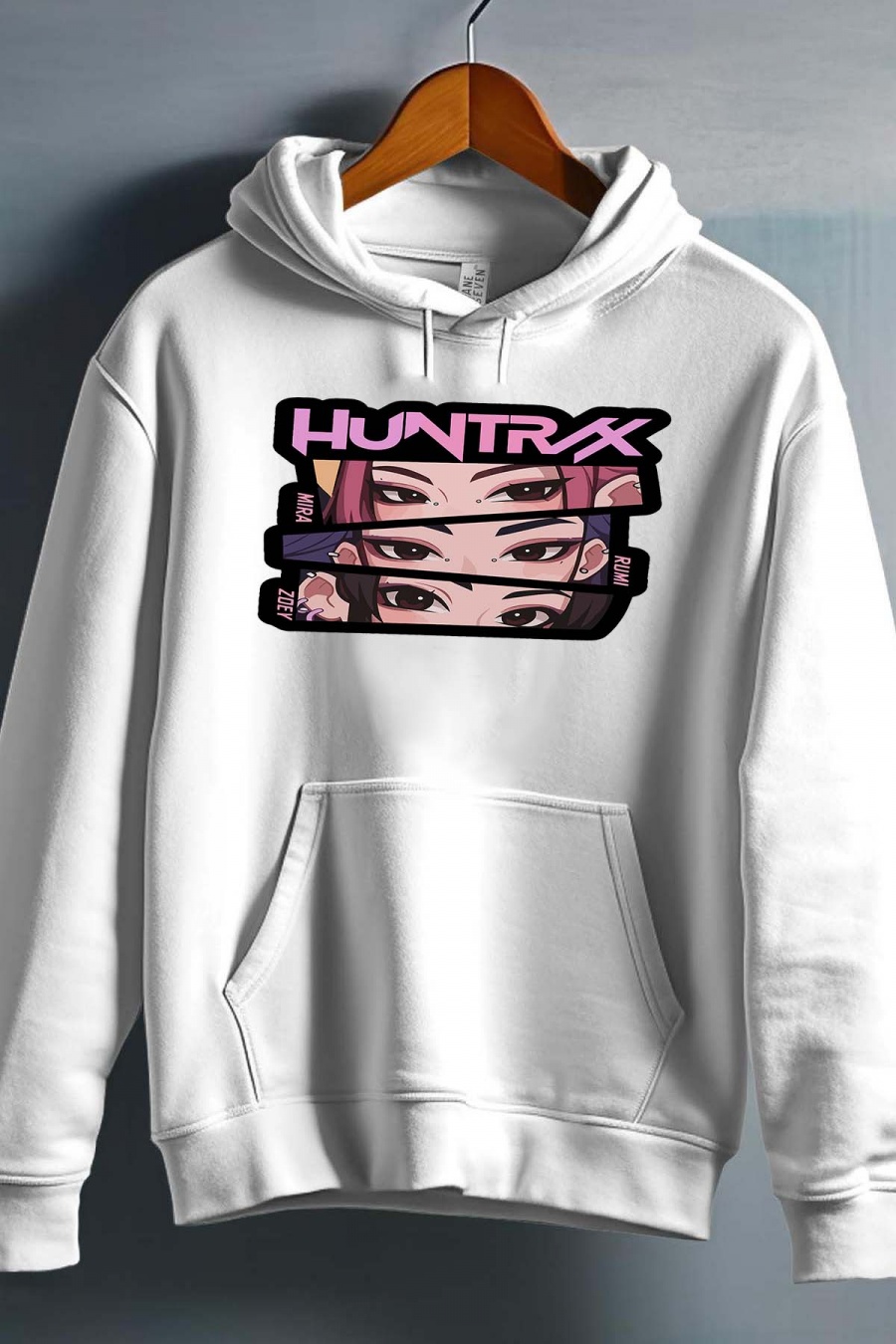 Huntrix Kpop Demon Hunters lasten huppari: "Eyes" - saatavana useissa väreissä - koko 3-14 vuotta - 3