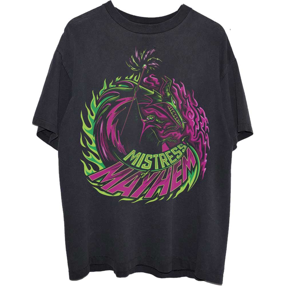 Disney Unisex T-Shirt: Sleeping Beauty Maleficent Mistress of Mayhem  (Small)