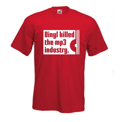 T-shirt: Vinyl Killed The Mp3 Industry (X-Large)