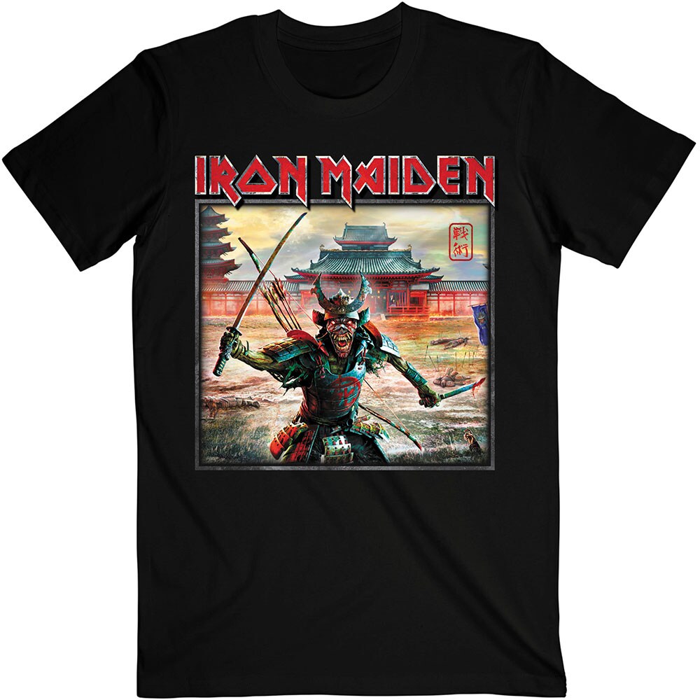 Iron Maiden Unisex T-Shirt: Senjutsu Album Palace Keyline Square (X-Large)