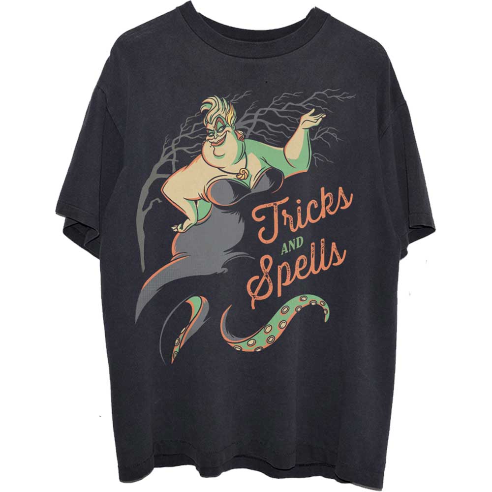 Disney Unisex T-Shirt: Little Mermaid Ursula Tricks & Spells  (Small)
