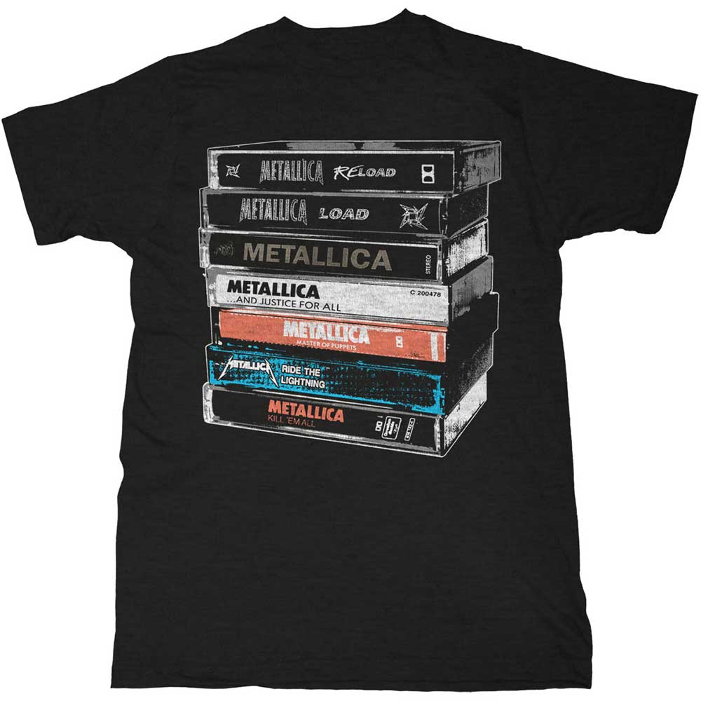 Metallica Unisex T-Shirt: Cassette (Medium)