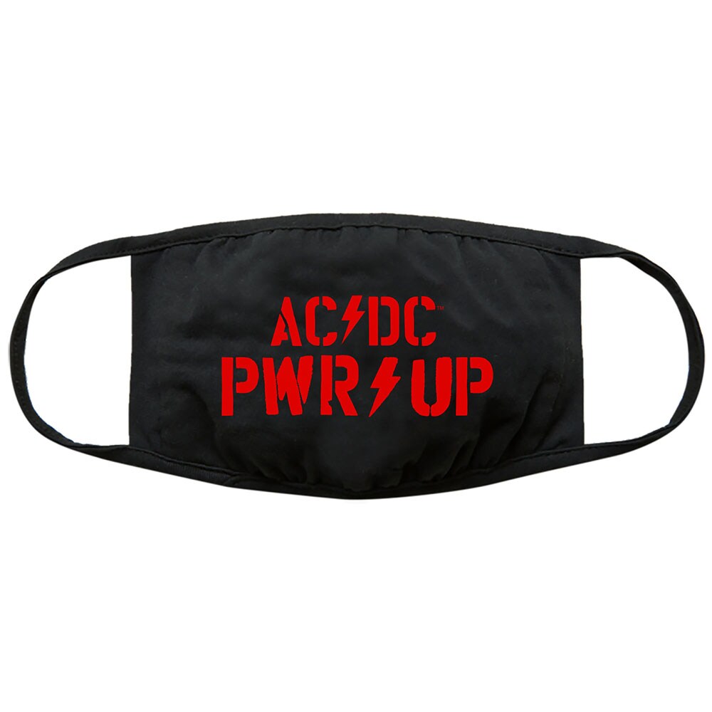 AC/DC Face Mask: PWR-UP Logo