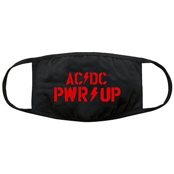 AC/DC Face Mask: PWR-UP Logo