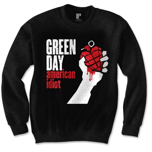 Green Day Unisex Sweatshirt: American Idiot (Medium) - 2
