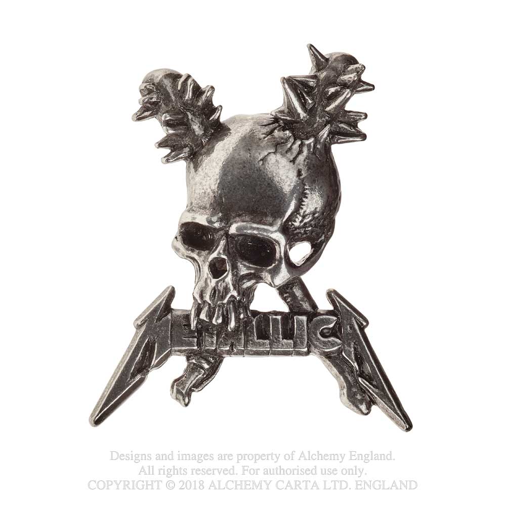 Badge: Metallica - Damage Including Skull (pin)