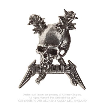 Badge: Metallica - Damage Including Skull (pin)
