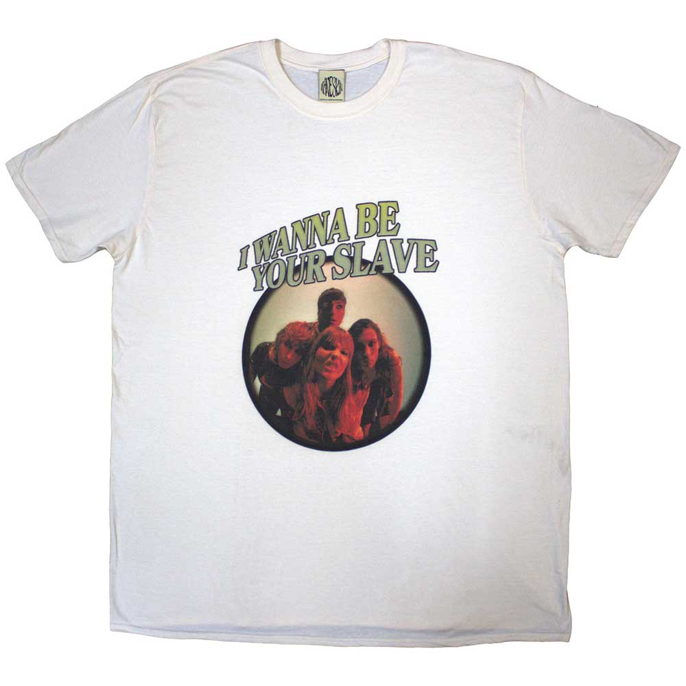 Maneskin Unisex T-Shirt: I Wanna Be Your Slave Circle (Ex-Tour) (XX-Large)