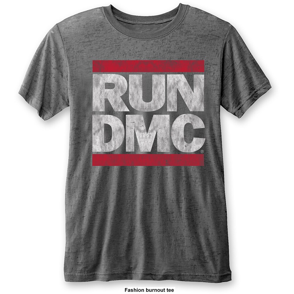 Run DMC Unisex Burn Out T-Shirt: DMC Logo (XX-Large) - 2