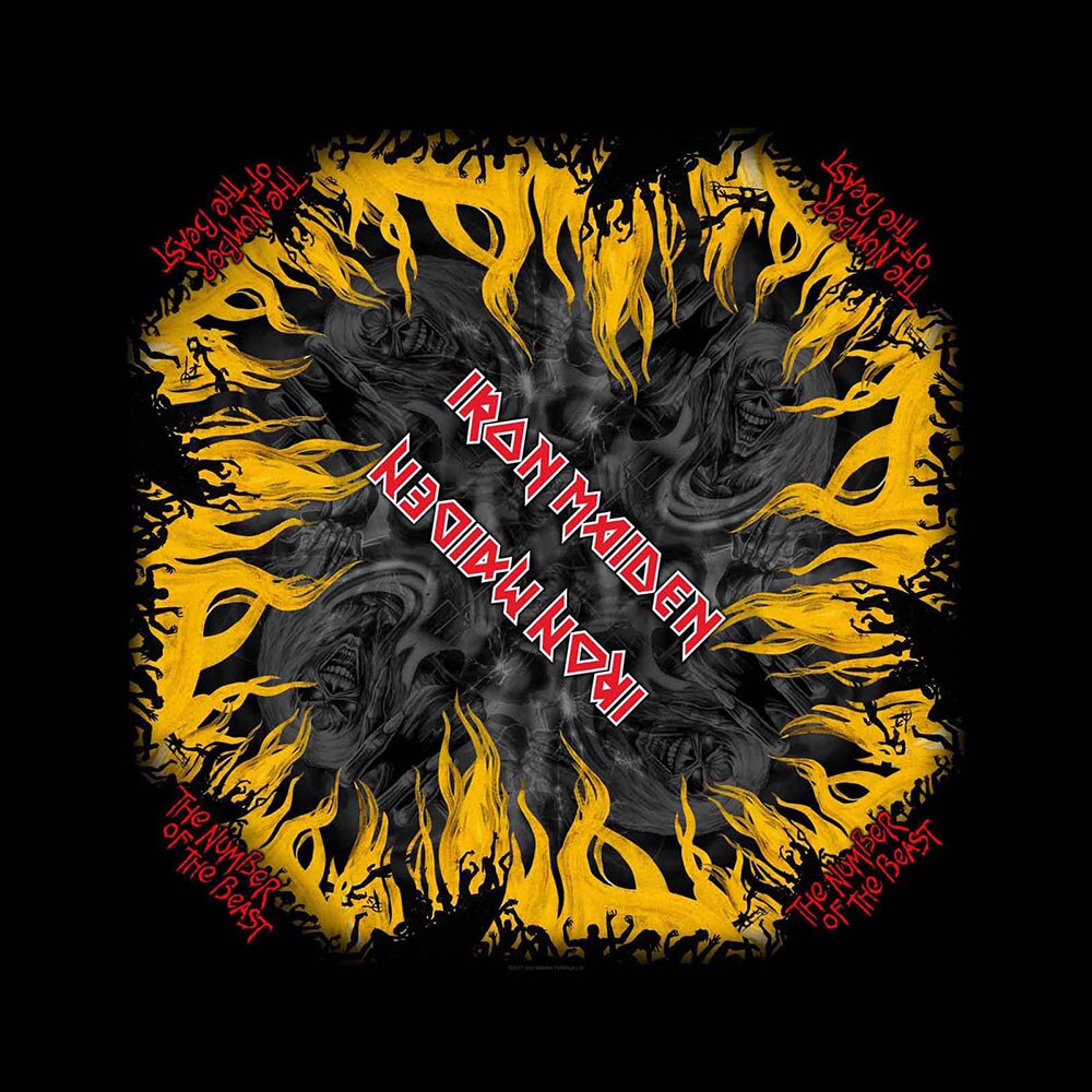 Iron Maiden Unisex Bandana: The Number Of The Beast