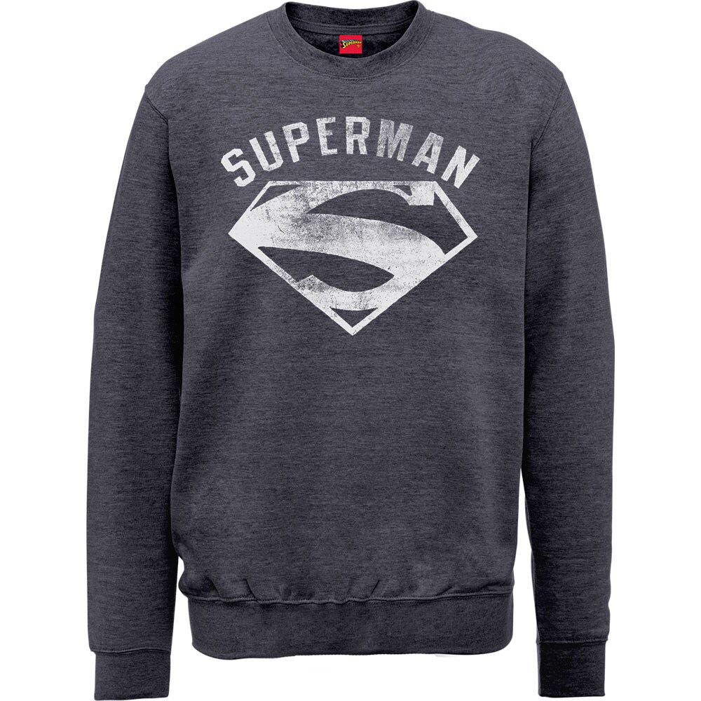 DC Comics Unisex Sweatshirt: Superman Logo Spray (Large) - 2