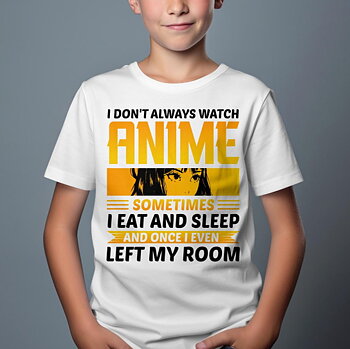 Anime barn t-shirt: "Love Minnie" - vit - storlek 9-11 år