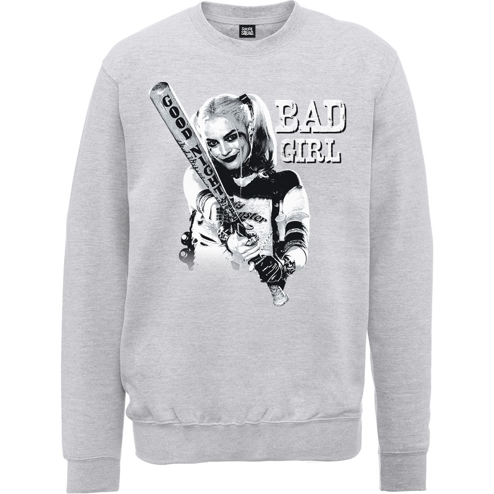 DC Comics Unisex Sweatshirt: Suicide Squad Bad Girl (Medium)