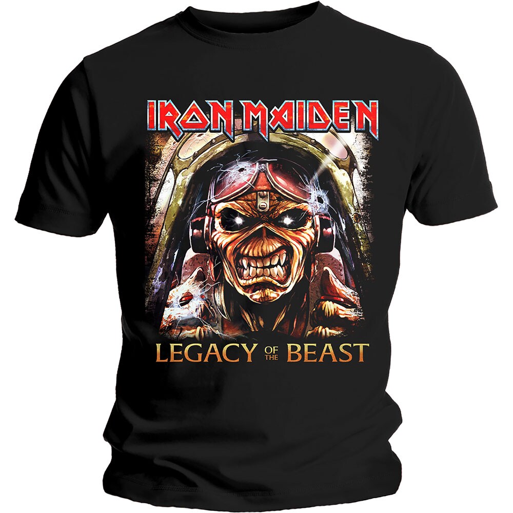 Iron Maiden Unisex T-Shirt: Legacy Aces (Medium)