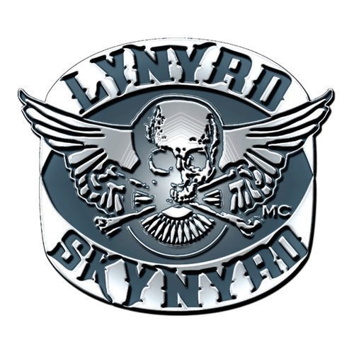 Lynyrd Skynyrd Pin Badge: Biker Patch - 2