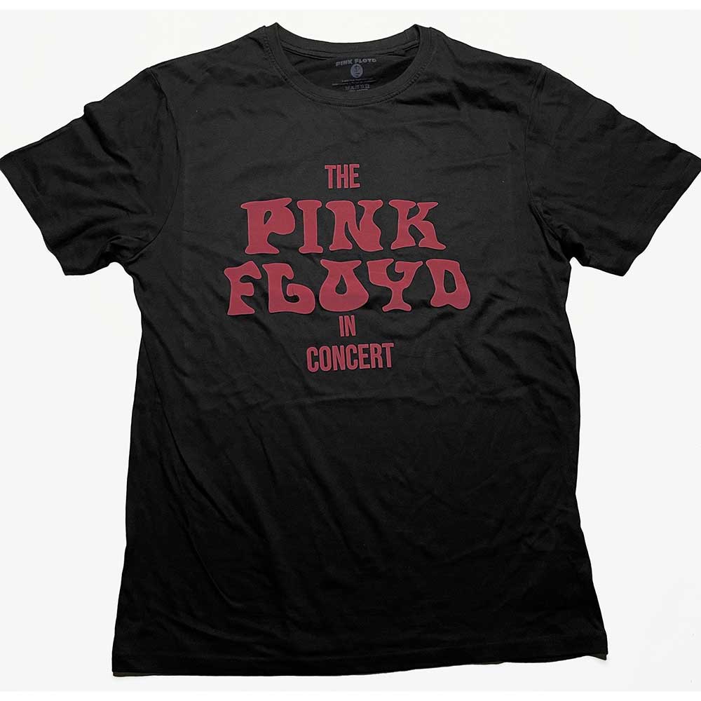 Pink Floyd Unisex T-Shirt: In Concert (Puff Print) (Medium)