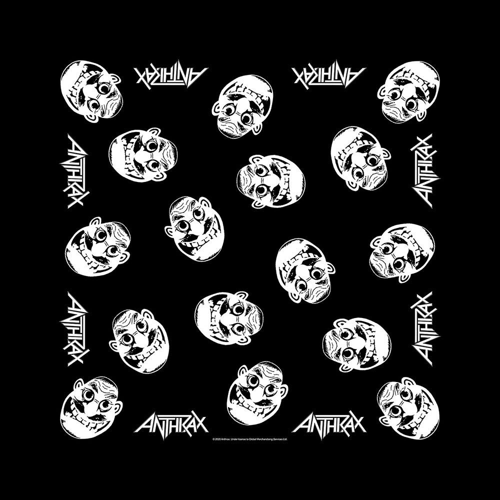Anthrax Unisex Bandana: Not Man