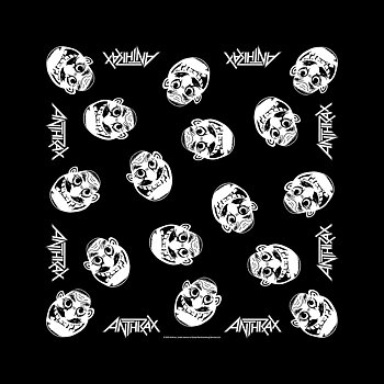 Anthrax Unisex Bandana: Not Man