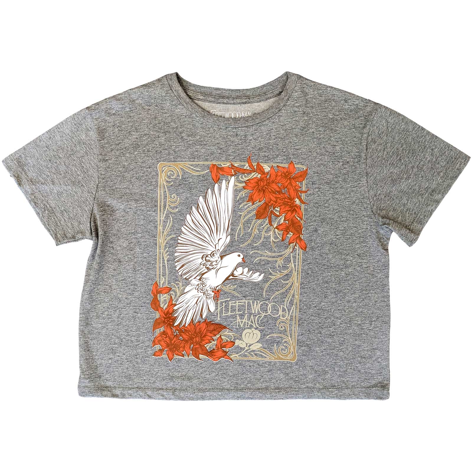 Fleetwood Mac Ladies Crop Top: Dove (Medium)