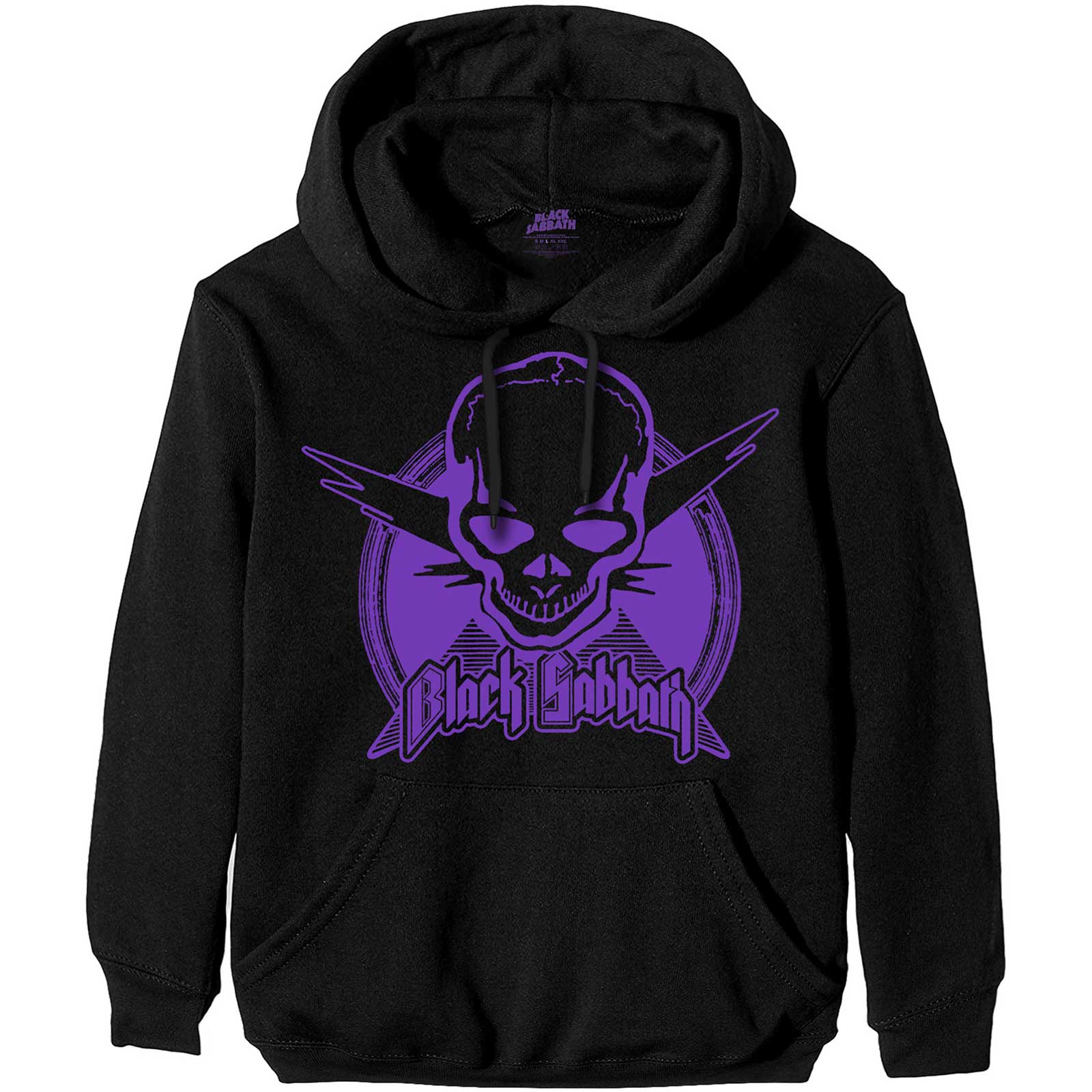 Black Sabbath Unisex Pullover Hoodie: Aviation Skull (Large)