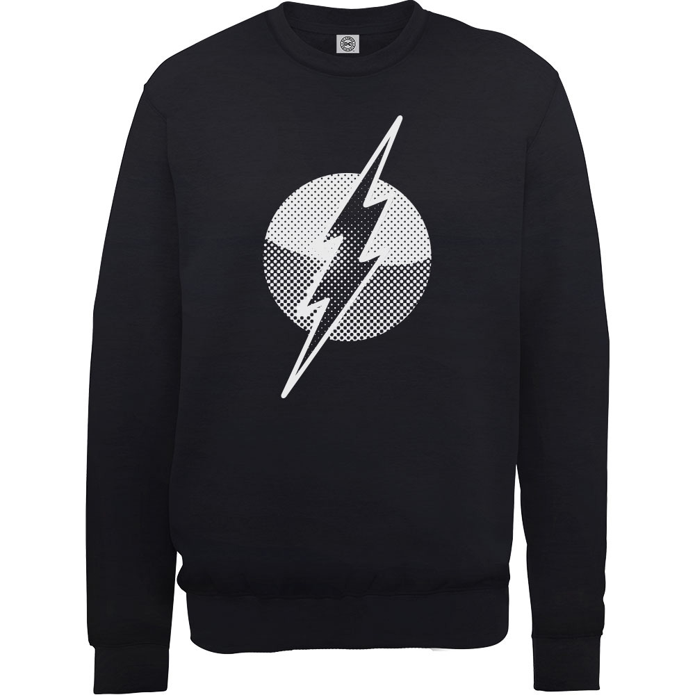 DC Comics Unisex Sweatshirt: Originals Flash Spot Logo (X-Large)