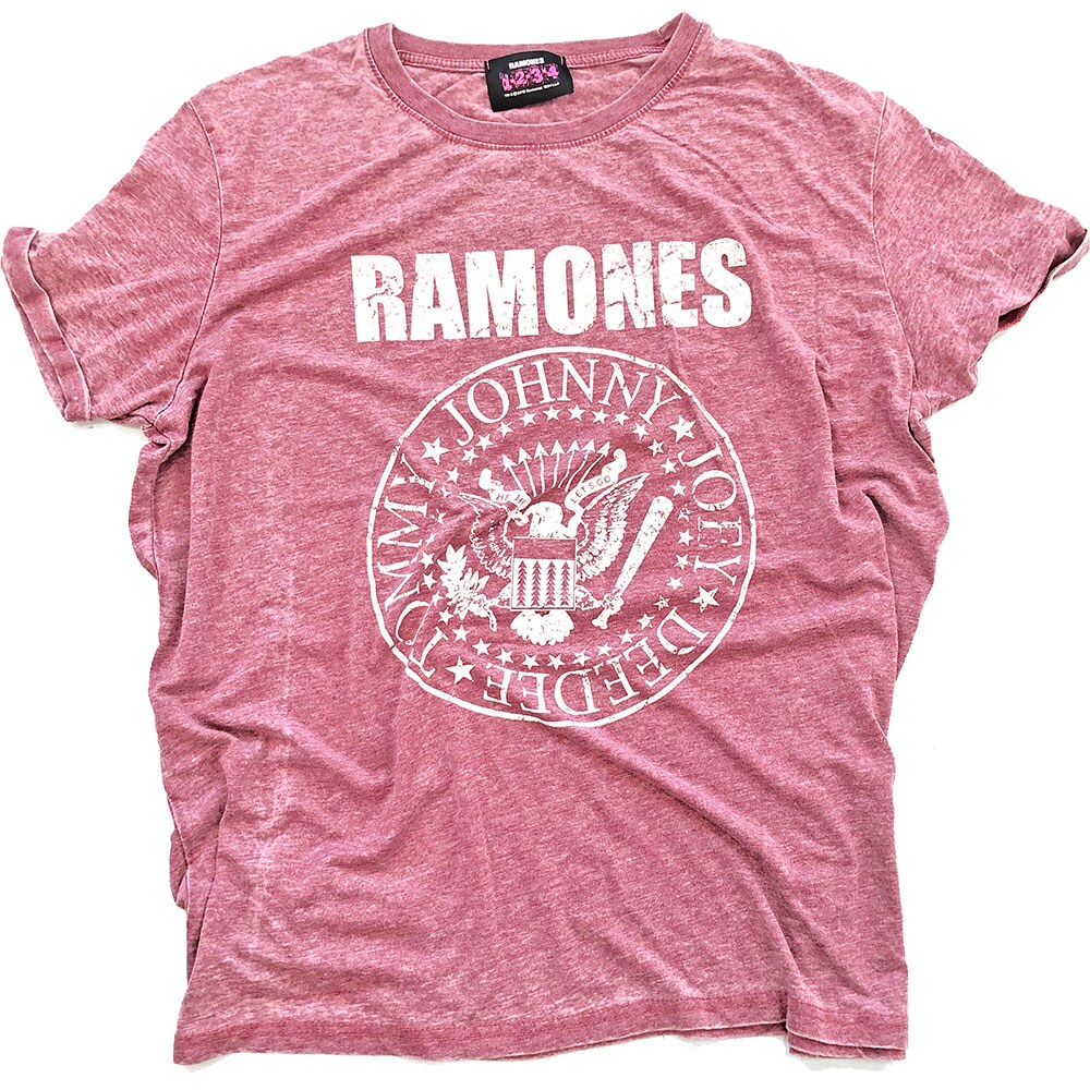 Ramones Unisex Fashion Tee: Presidential Seal (Burn Out) (X-Small) - 2
