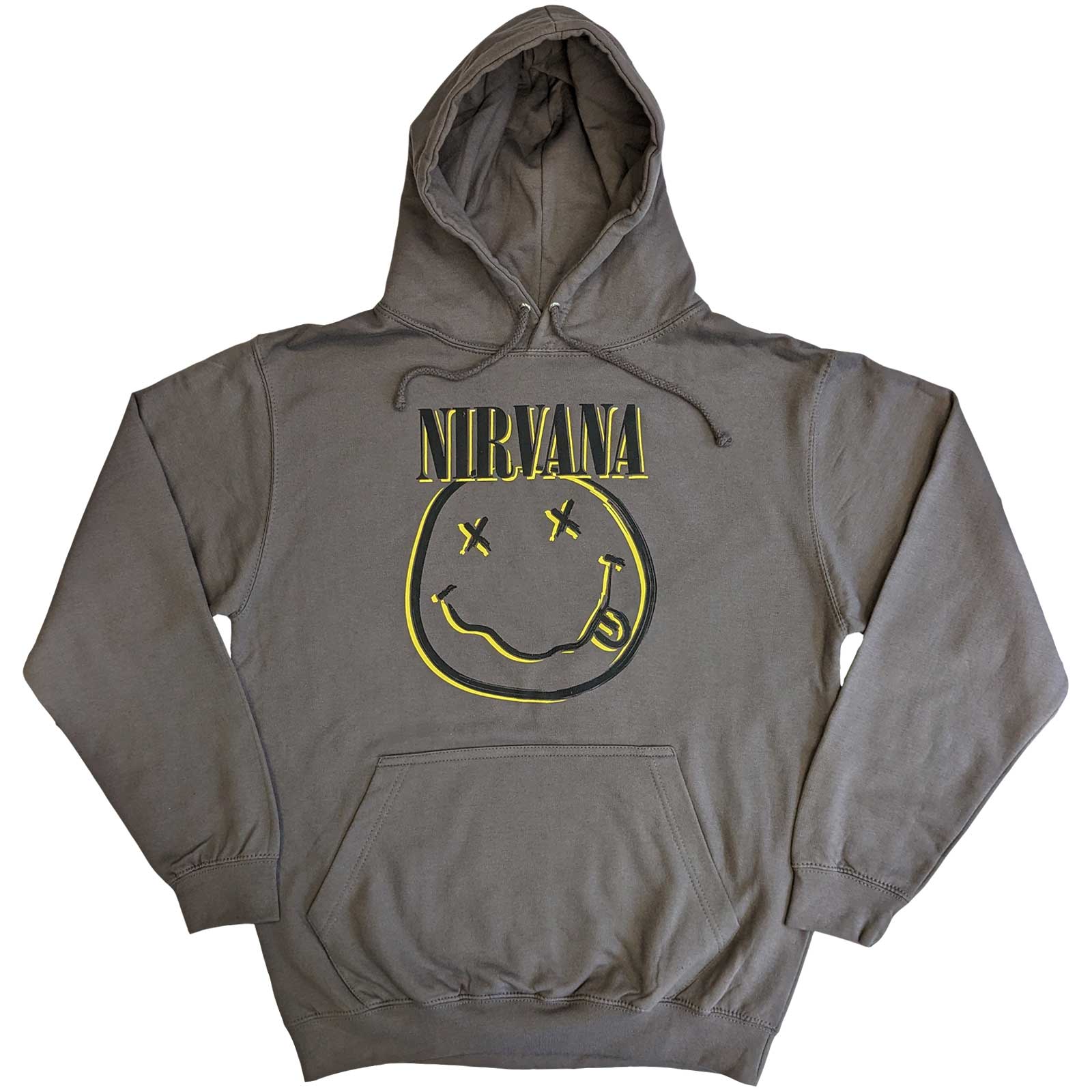 Nirvana Unisex Pullover Hoodie: Inverse Smiley (Small)