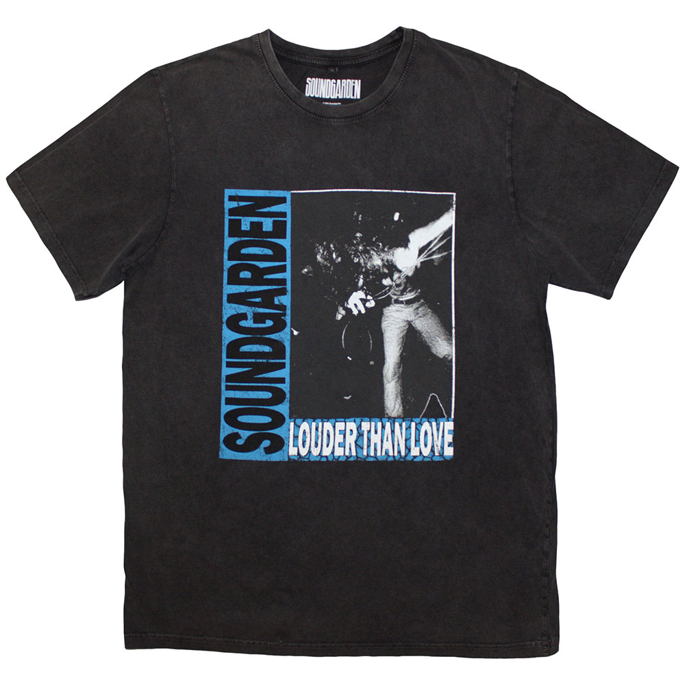 Soundgarden Unisex Stone Wash T-Shirt: Louder Than Love (X-Large)
