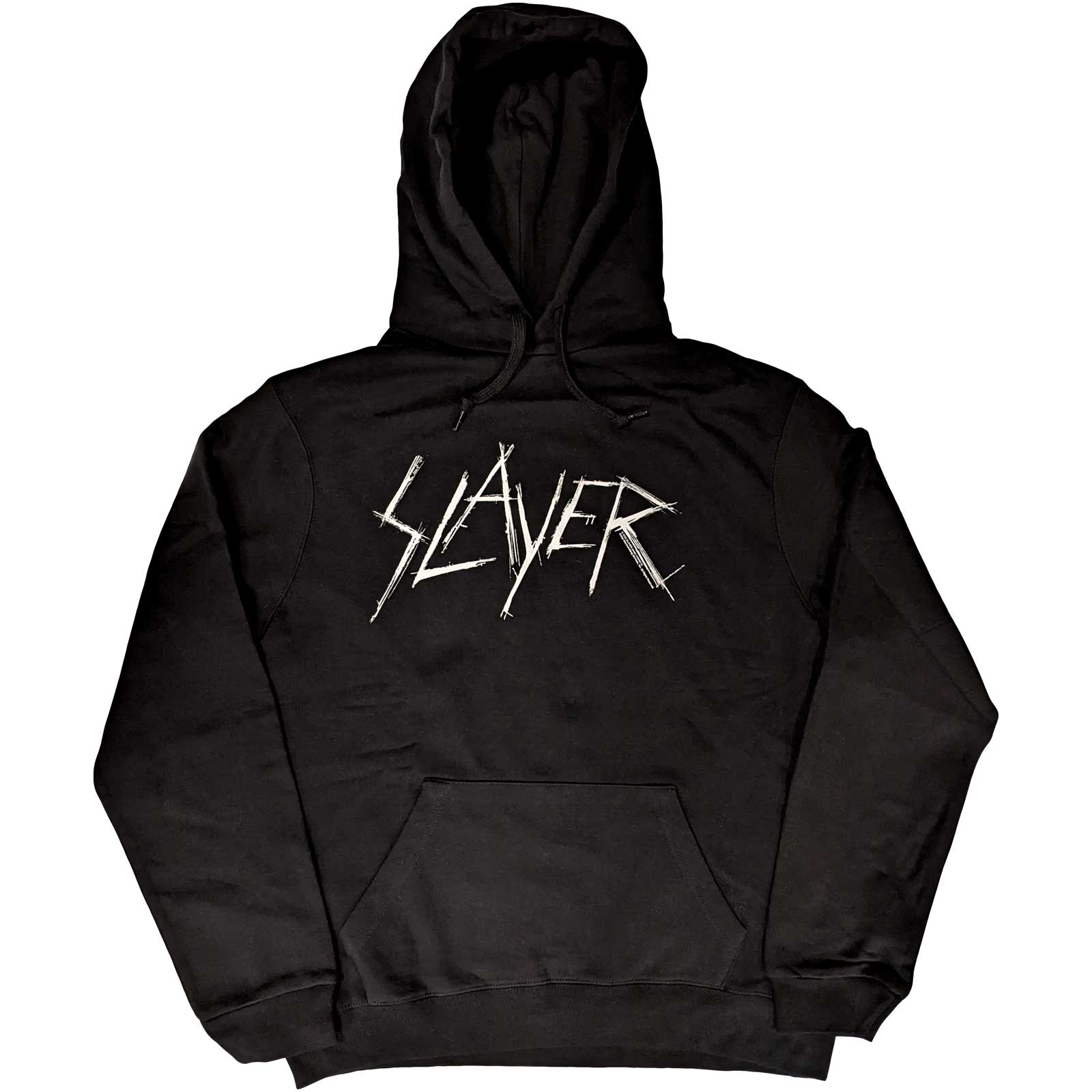 Slayer Unisex Pullover Hoodie: Scratchy Logo (X-Large)