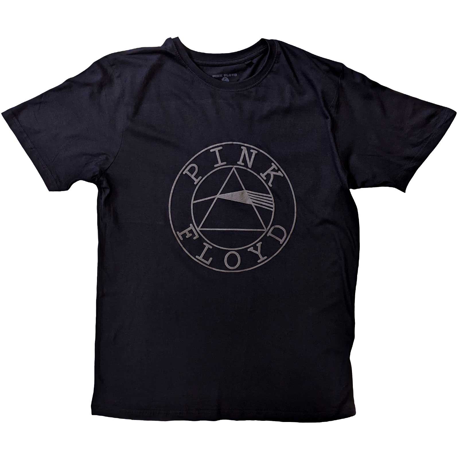 Pink Floyd Unisex Hi-Build T-Shirt: Circle Logo (Medium)
