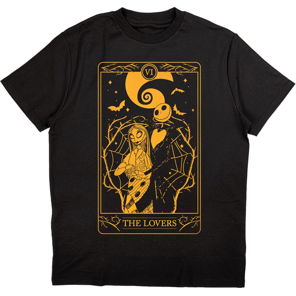 Disney Unisex Tee: The Nightmare Before Christmas Jack & Sally Lovers (Large)