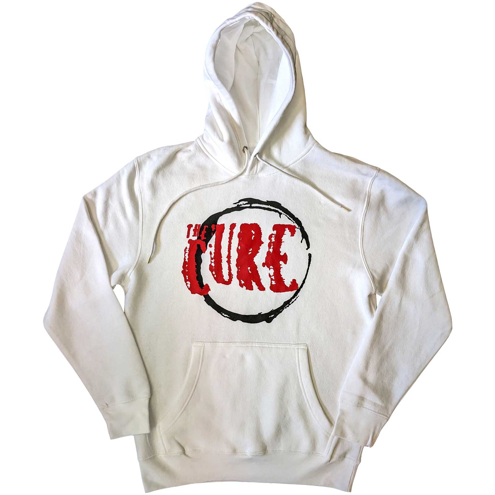 The Cure Unisex Pullover Hoodie: Circle Logo (Large)