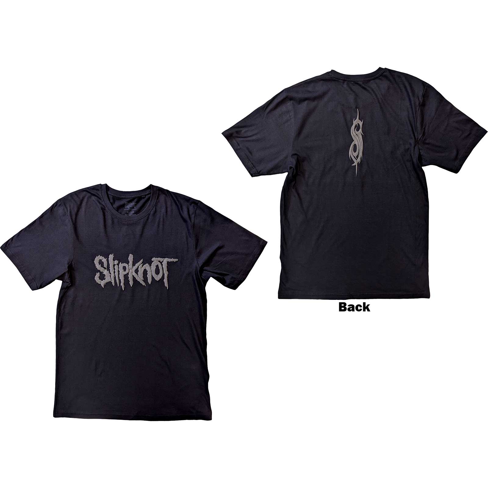 Slipknot Unisex Hi-Build T-Shirt: Logo (Back Print) (XX-Large)