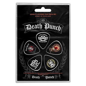 Five Finger Death Punch plektrum pack: Logos (Retail Pack)