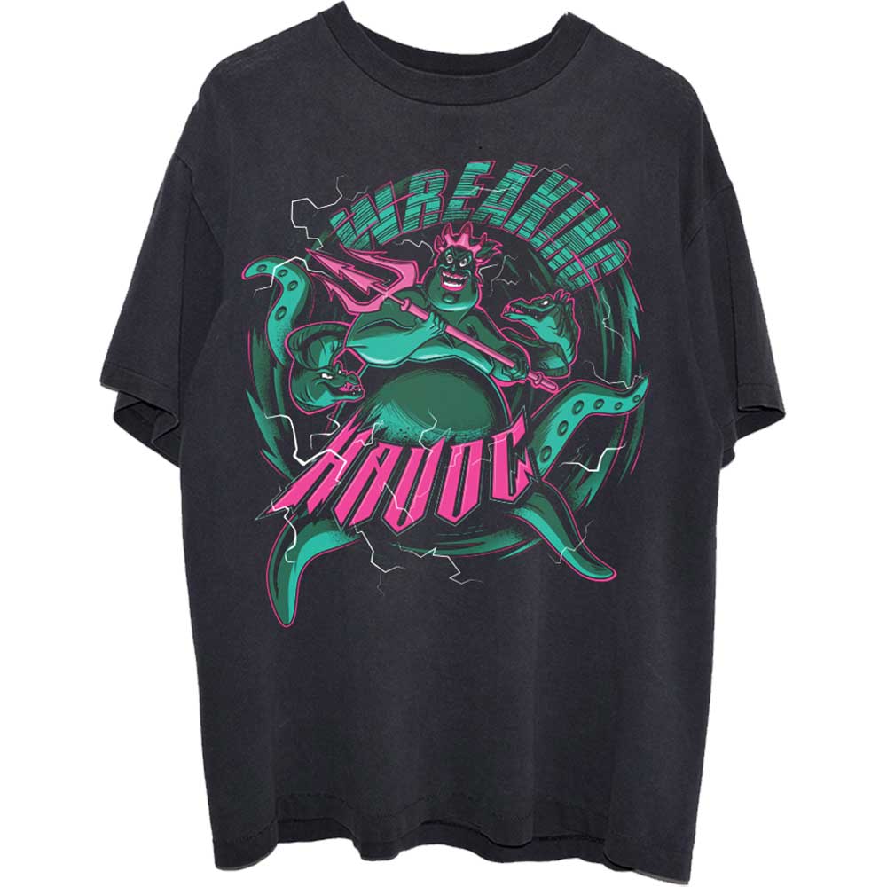 Disney Unisex T-Shirt: Little Mermaid Ursula Wreaking Havoc  (X-Large)