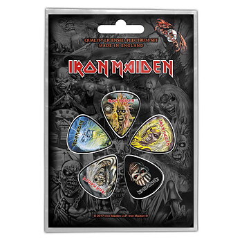 Iron Maiden plektrum pack: The Faces of Eddie (Retail Pack)