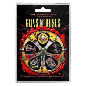 Guns N' Roses Plectrum Pack: Bullet Logo (Retail Pack)