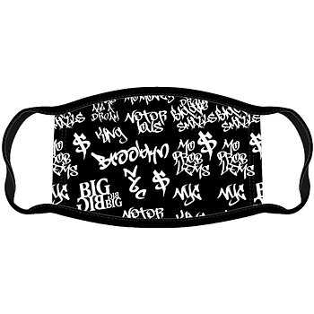 Biggie Smalls Face Mask: Grafitti