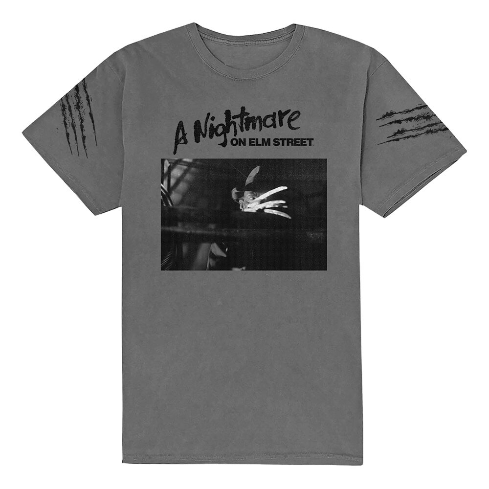 Warner Bros Unisex T-Shirt: Nightmare on Elm Street Sleeve Scratch (Medium)