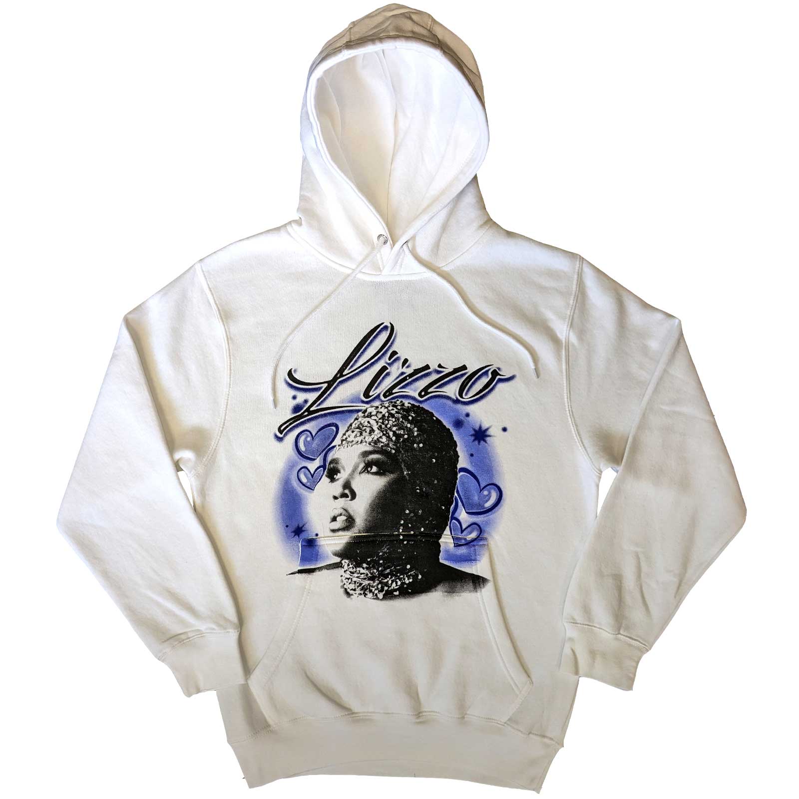 Lizzo Unisex Pullover Hoodie: Special Hearts Airbrush (XX-Large)