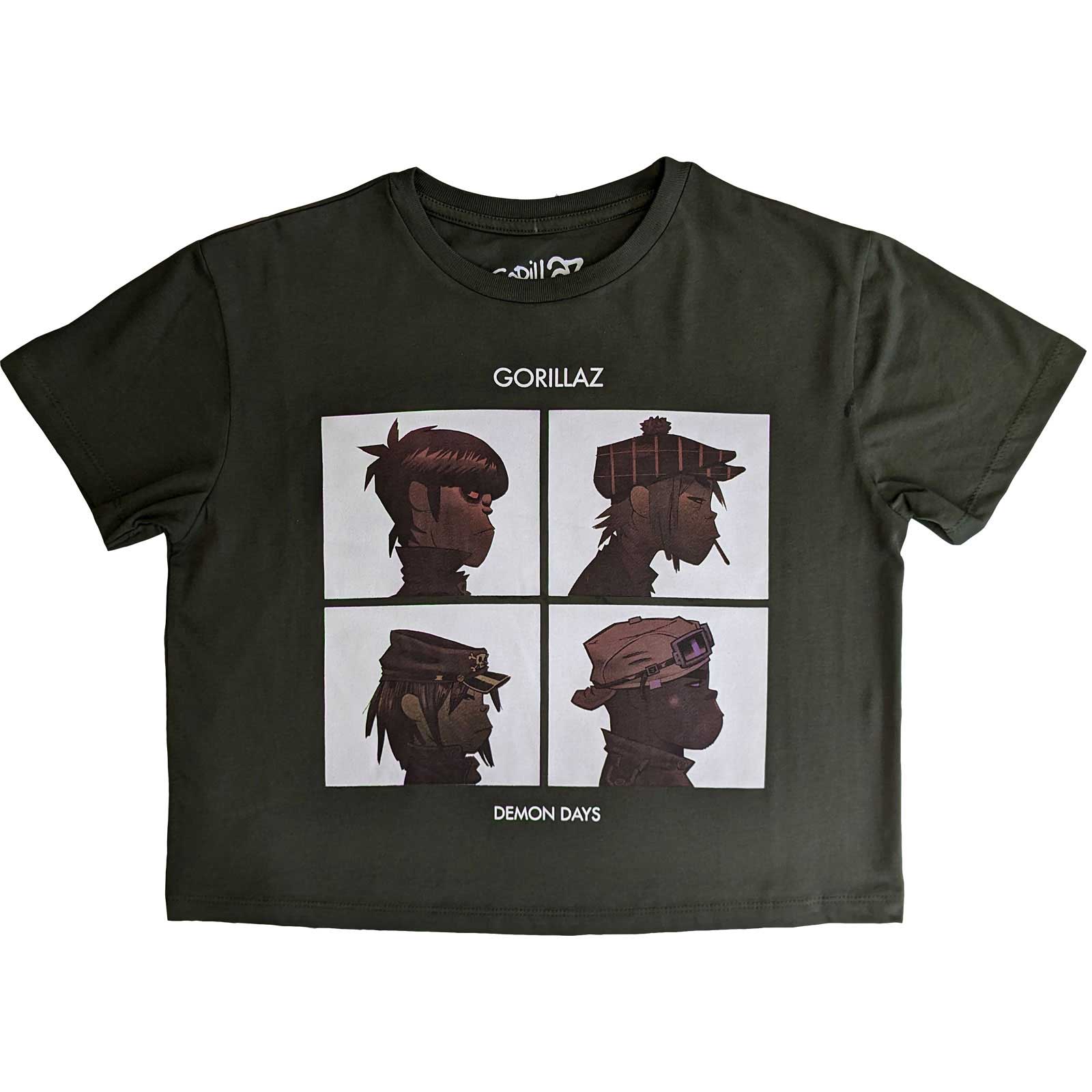 Gorillaz Ladies Crop Top: Demon Days (Medium)