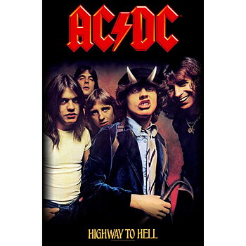 Ac/Dc Textile Poster: Highway To Hell