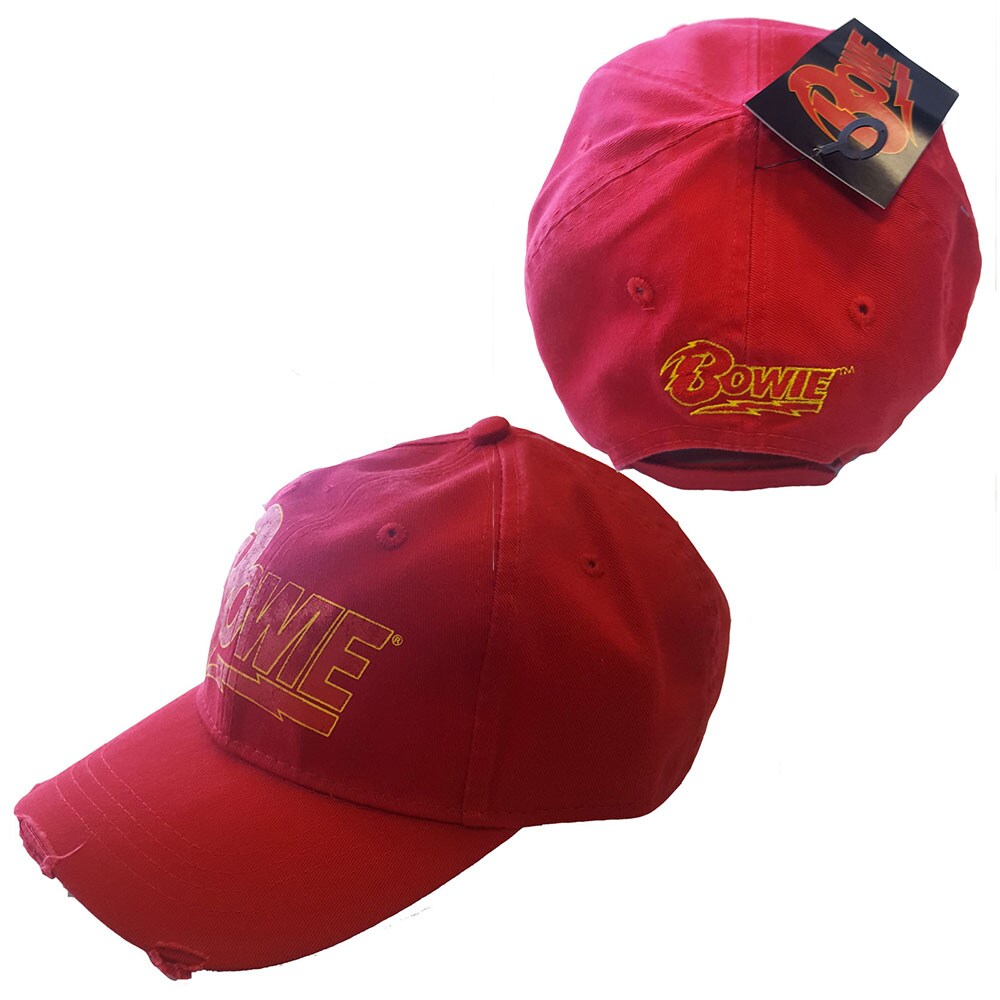 David Bowie baseball cap: Flash Logo